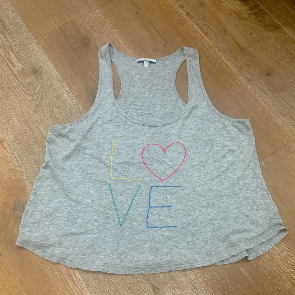 PJ Salvage LOVE Tank Top Large